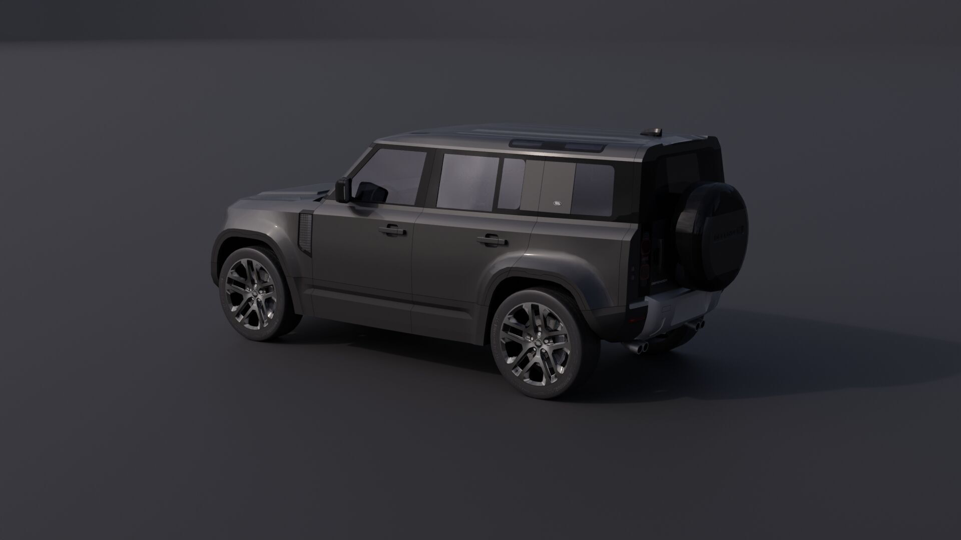 Land Rover Defender 110 Low-poly 3D model_5