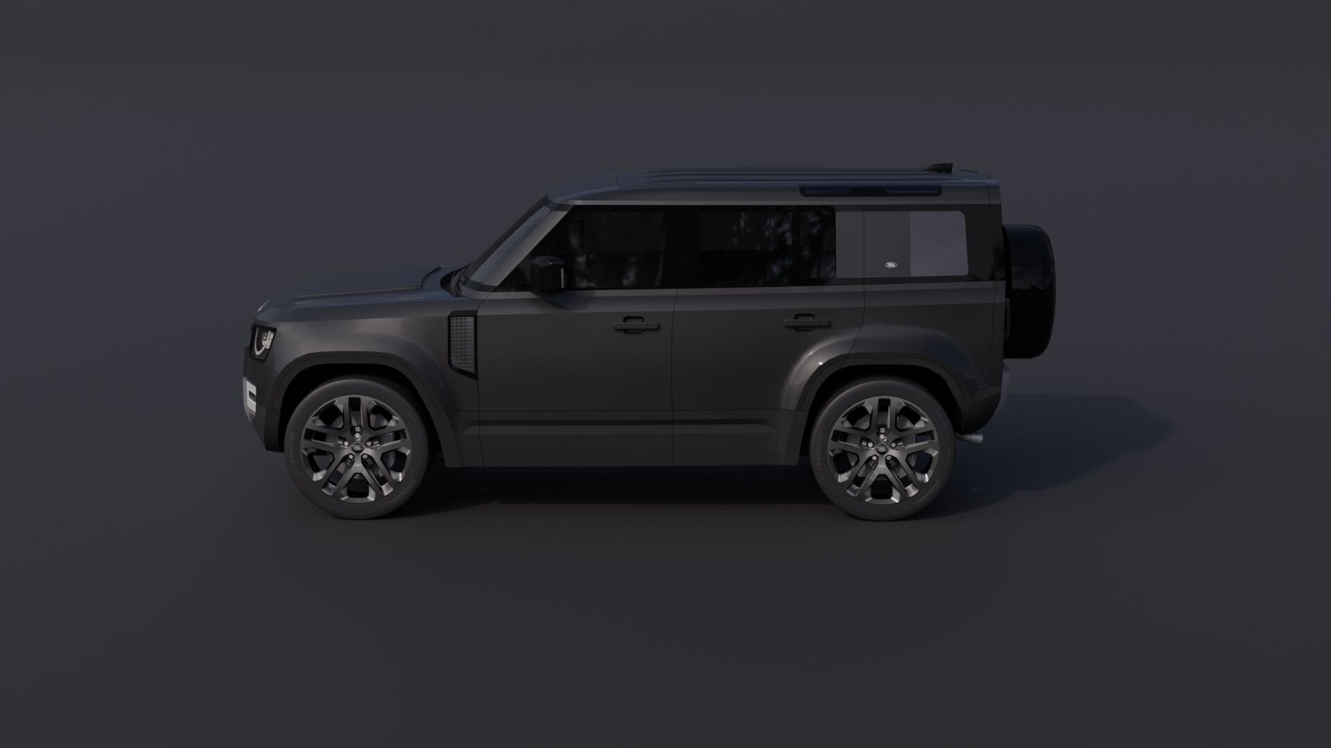Land Rover Defender 110 Low-poly 3D model_32