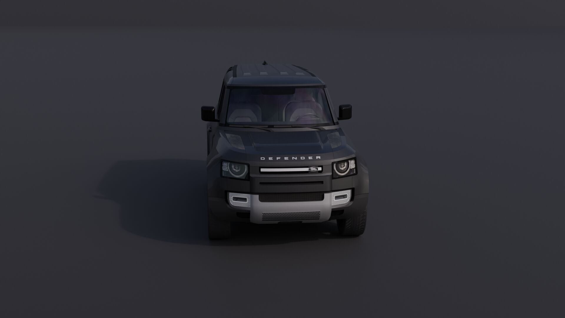 Land Rover Defender 110 Low-poly 3D model_24