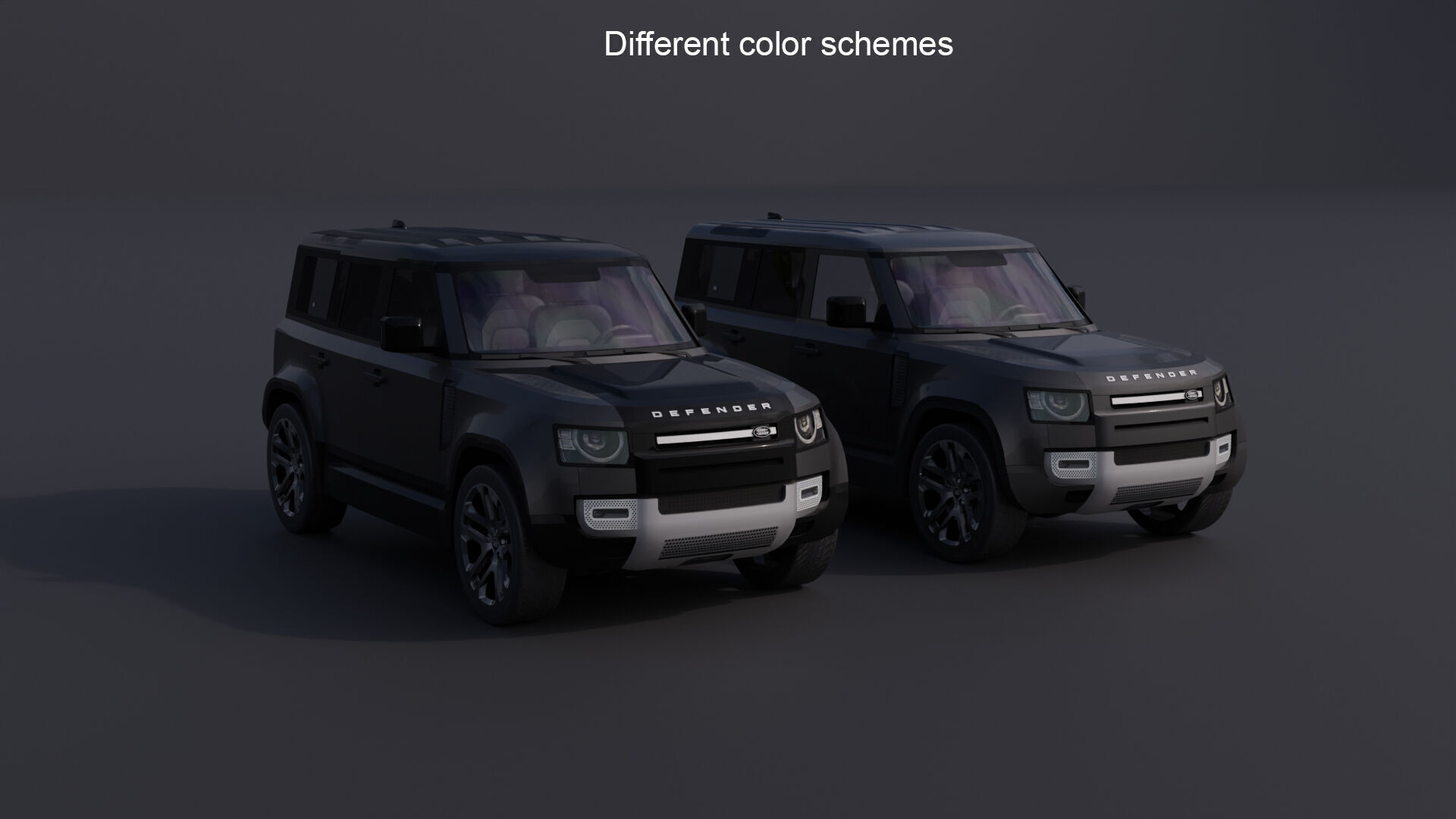 Land Rover Defender 110 Low-poly 3D model_2