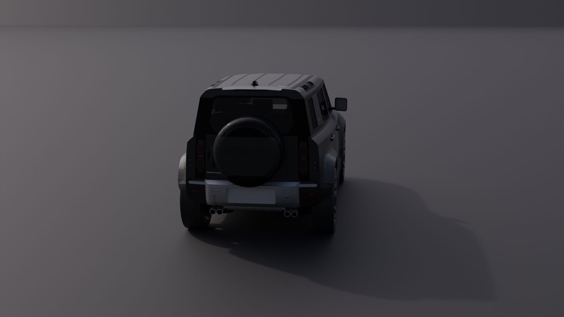 Land Rover Defender 110 Low-poly 3D model_10