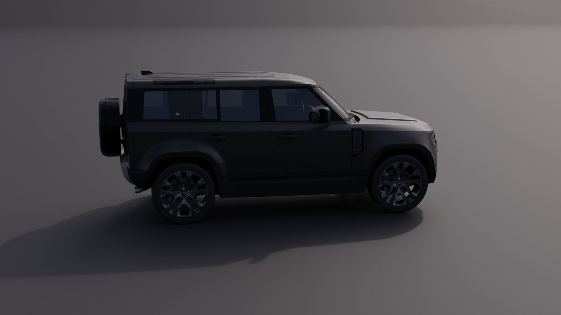 Land Rover Defender 110 Low-poly 3D model_16