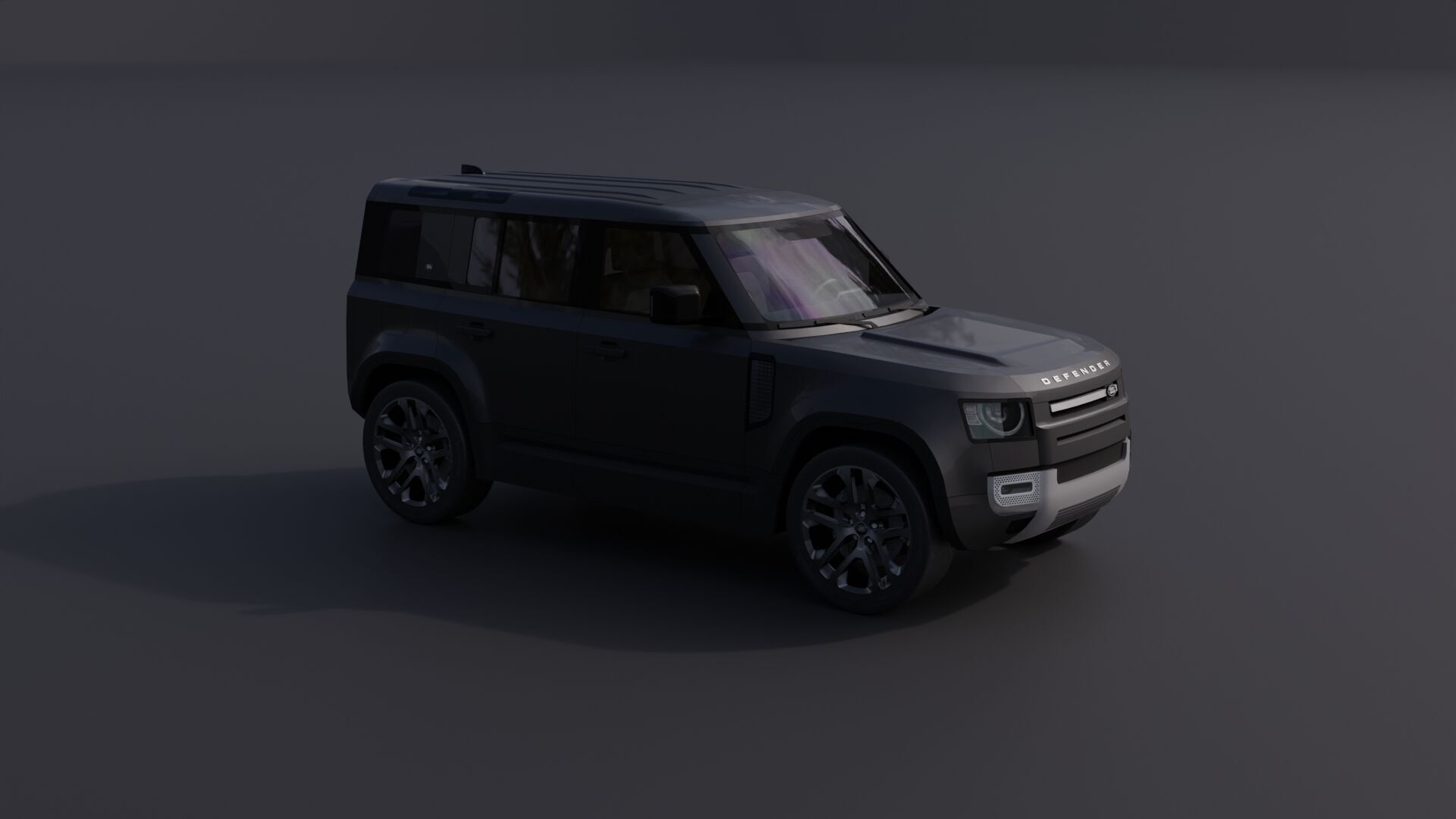 Land Rover Defender 110 Low-poly 3D model_20