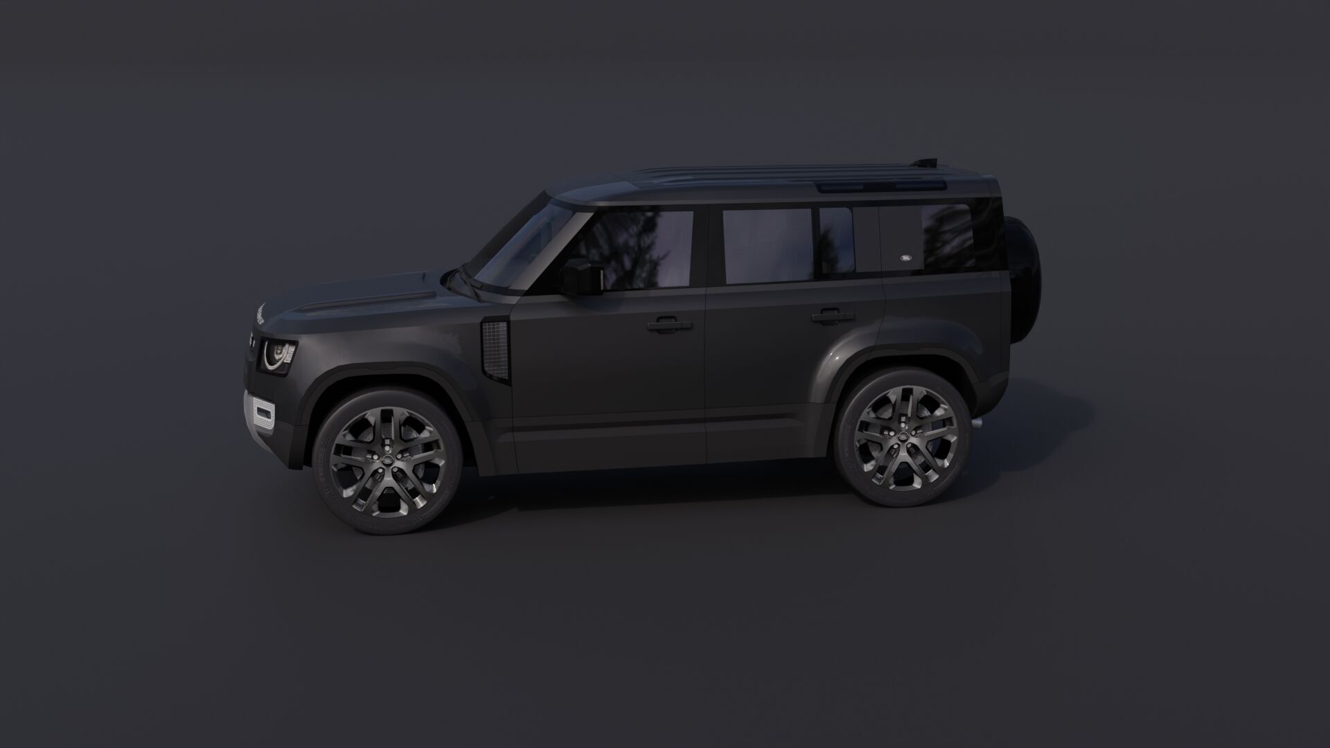 Land Rover Defender 110 Low-poly 3D model_31
