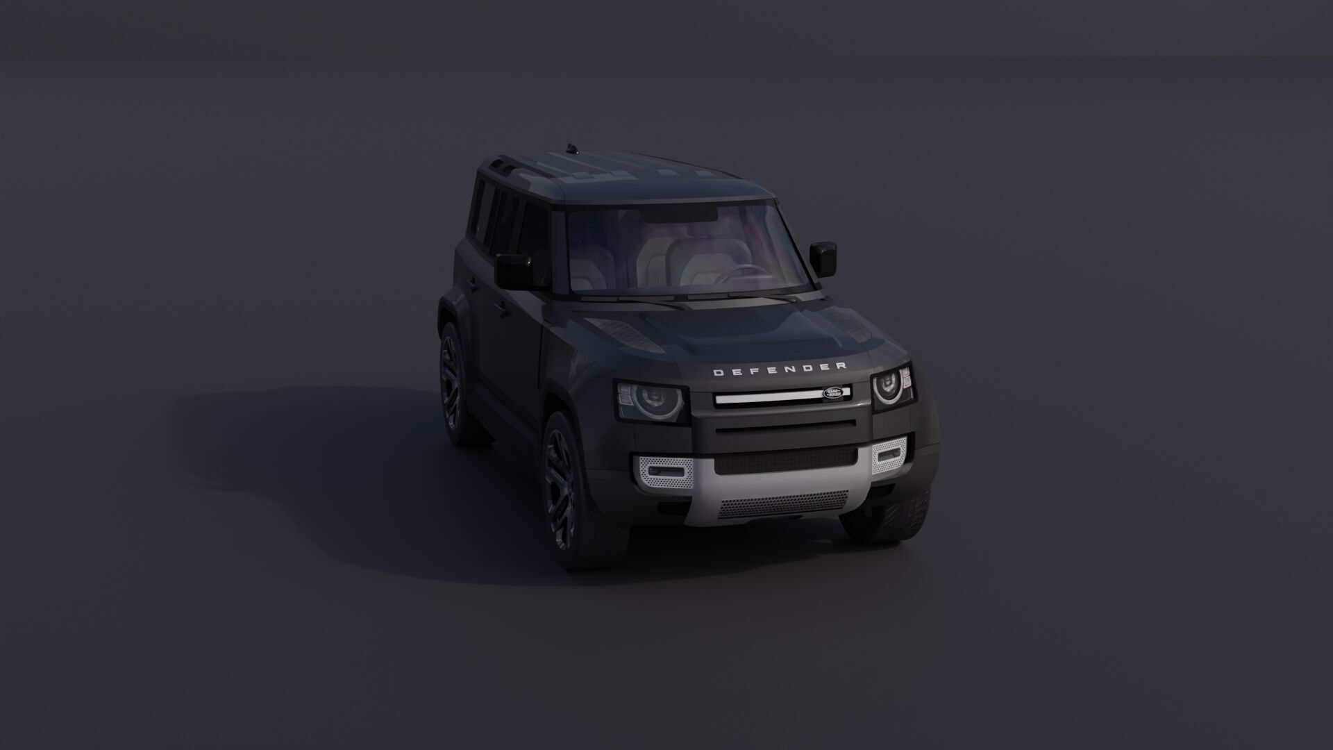 Land Rover Defender 110 Low-poly 3D model_23