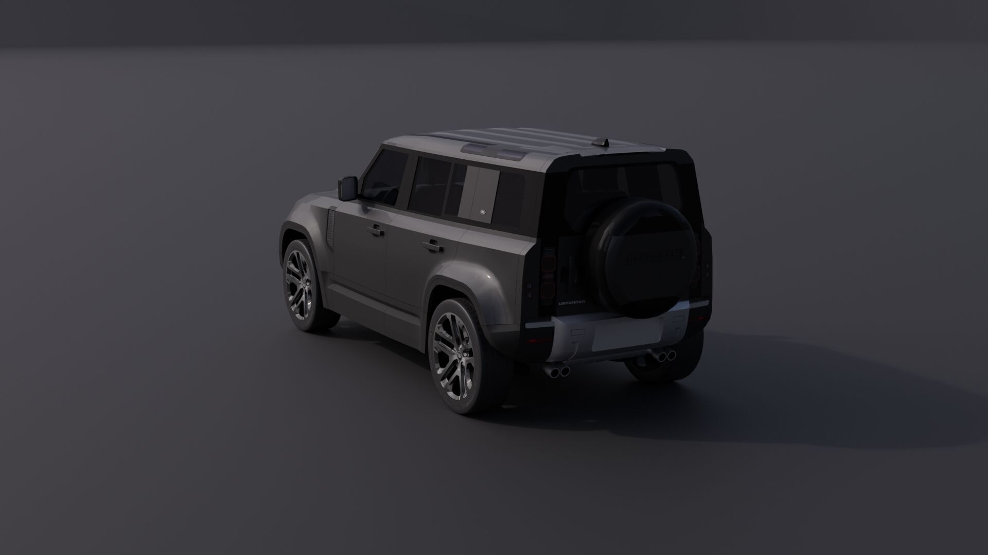 Land Rover Defender 110 Low-poly 3D model_7