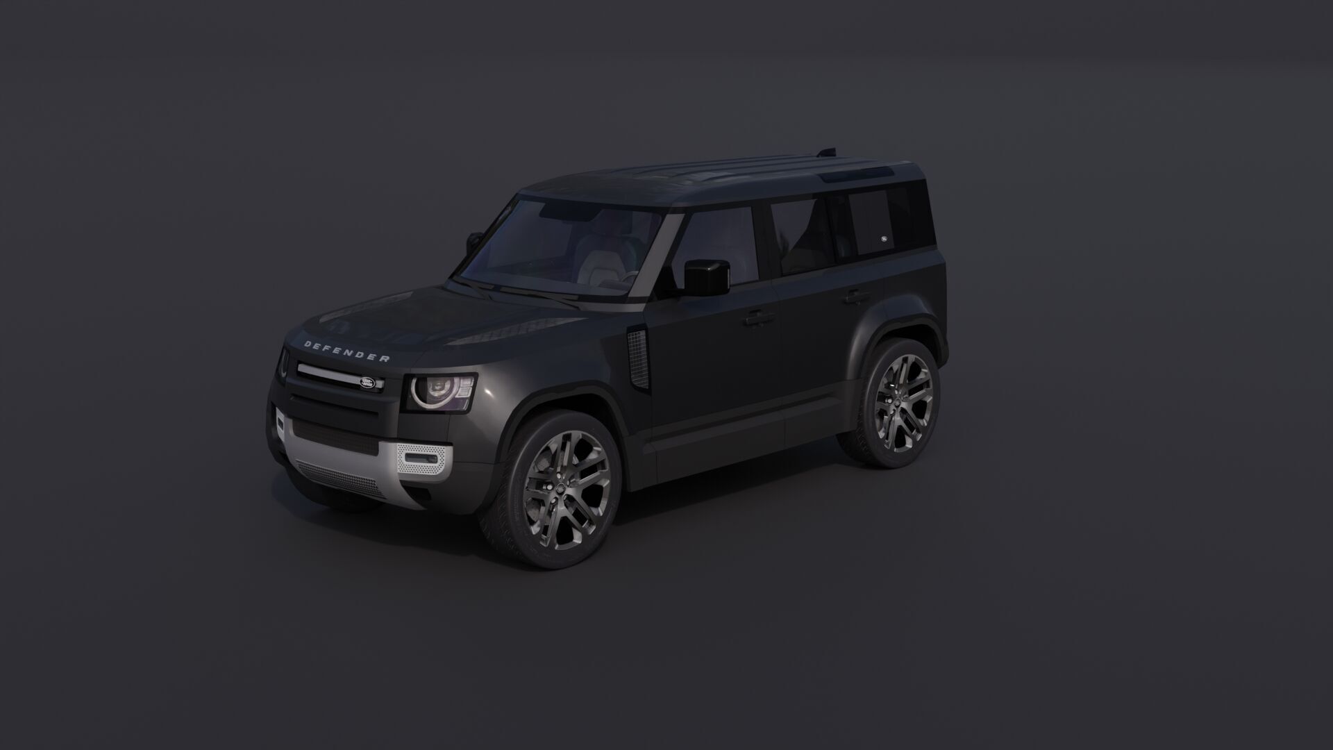Land Rover Defender 110 Low-poly 3D model_28