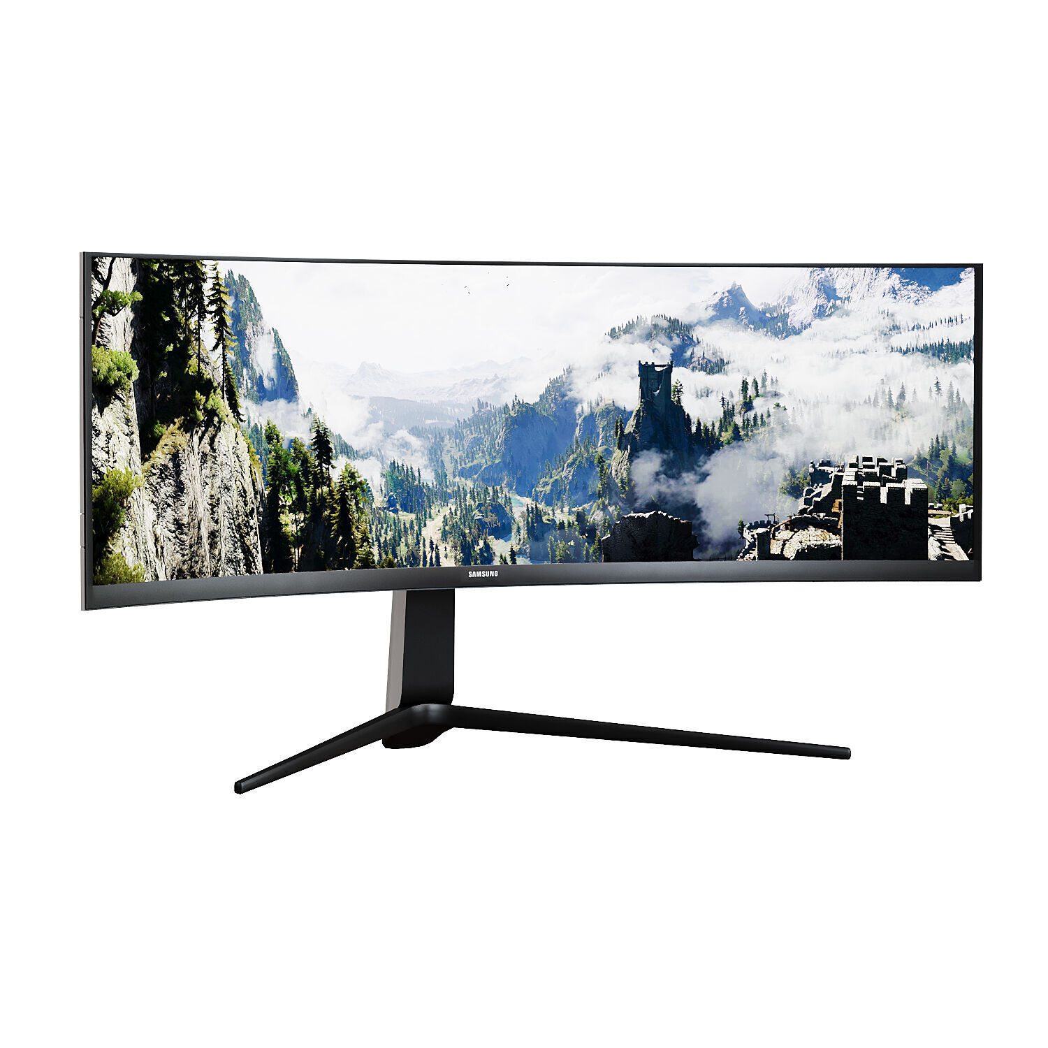 Samsung Odyssey G9 Gaming Monitor 3D model_2