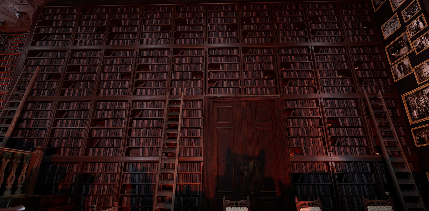 Unique Style Gothic and Victorian Library and Athenaeum 3D model_13
