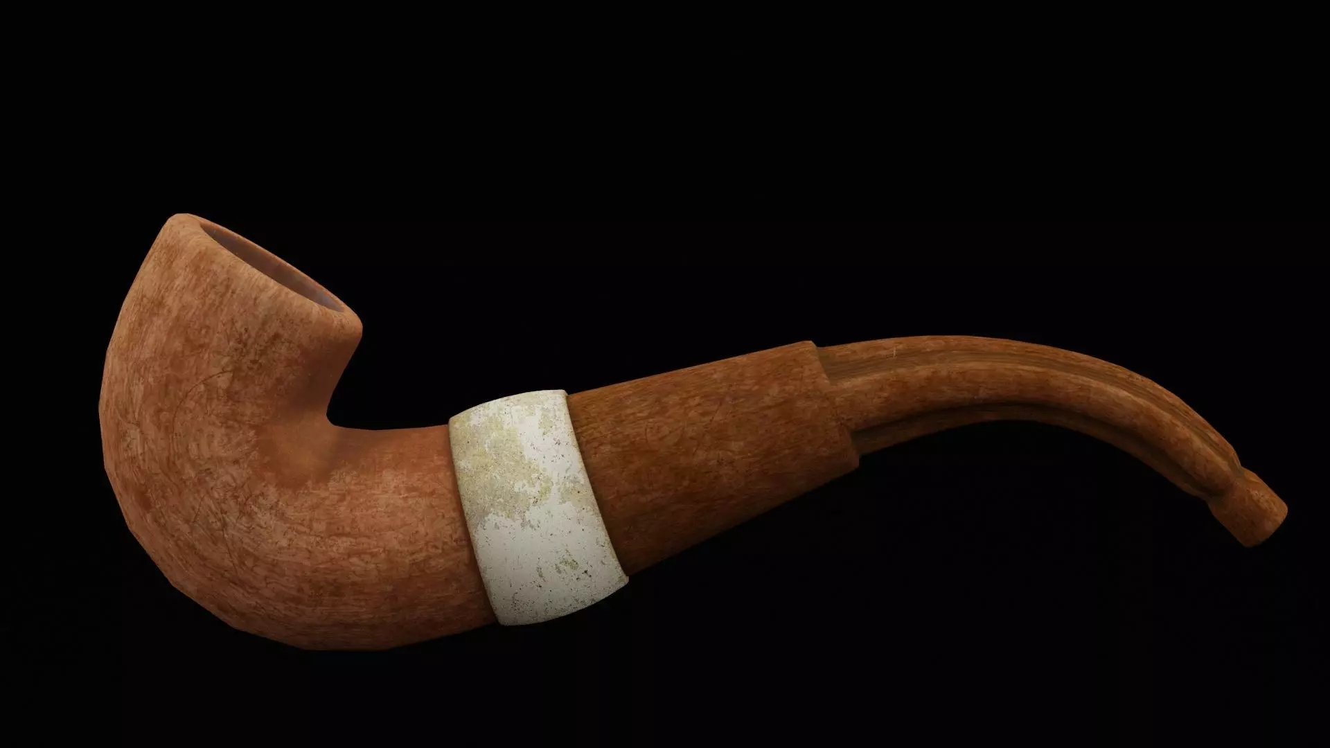 Tobacco Pipe Low-poly 3D model