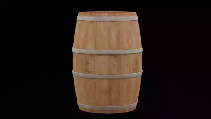 Wooden Rum Barrel