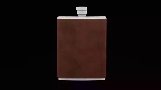 Leather Whiskey Flask