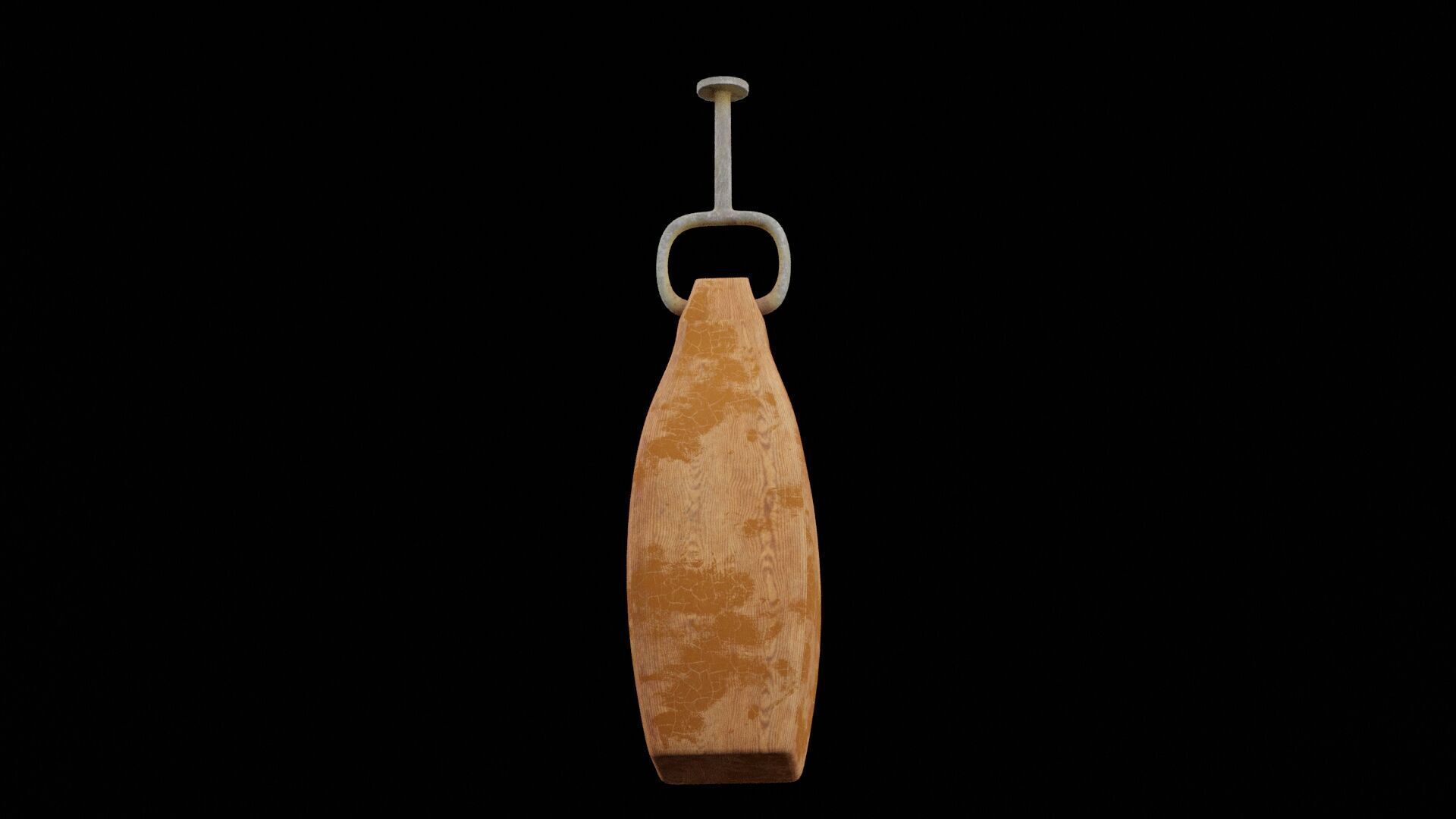 Hanging Bouy Low-poly 3D model_3