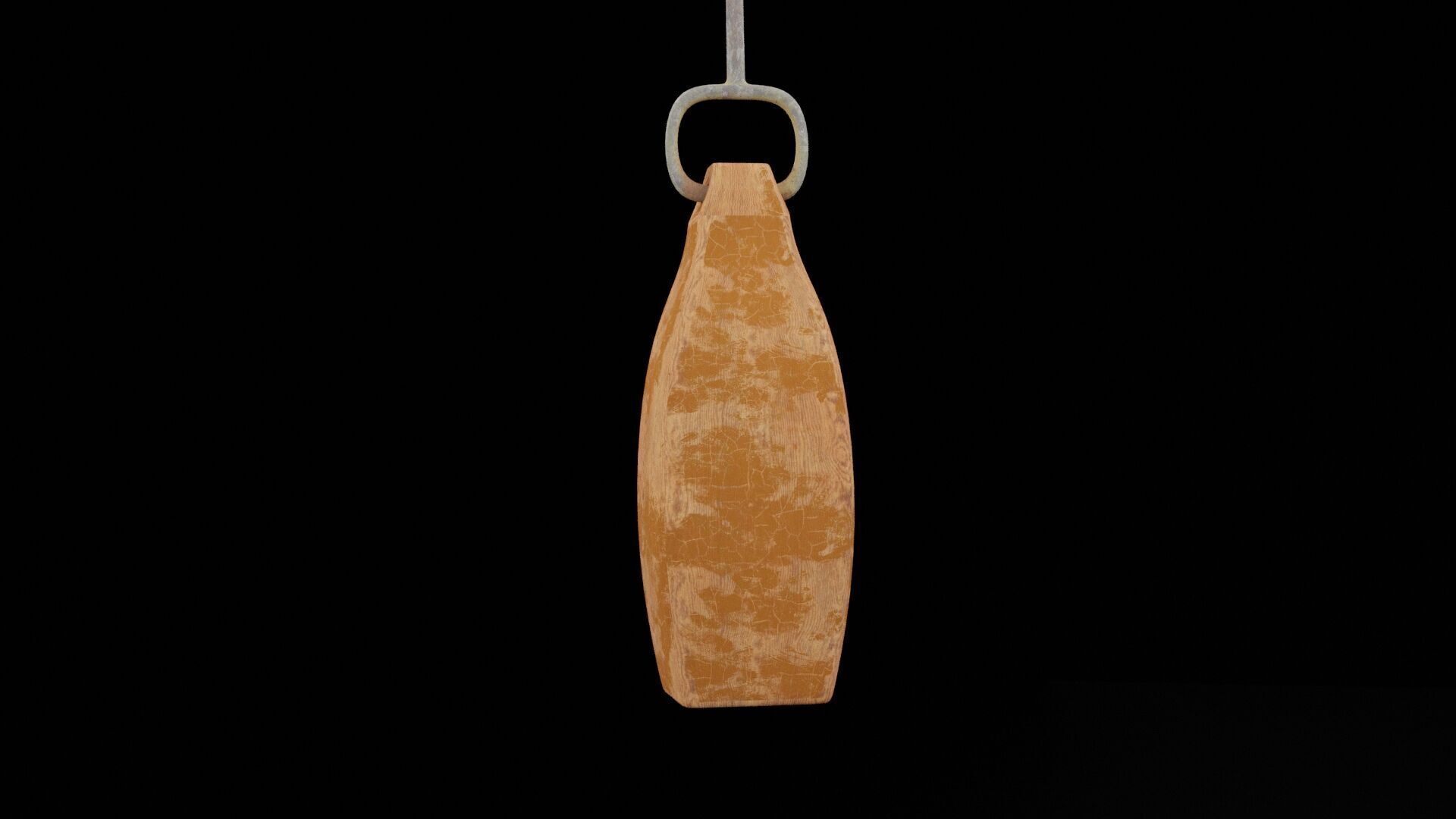 Hanging Bouy Low-poly 3D model_5