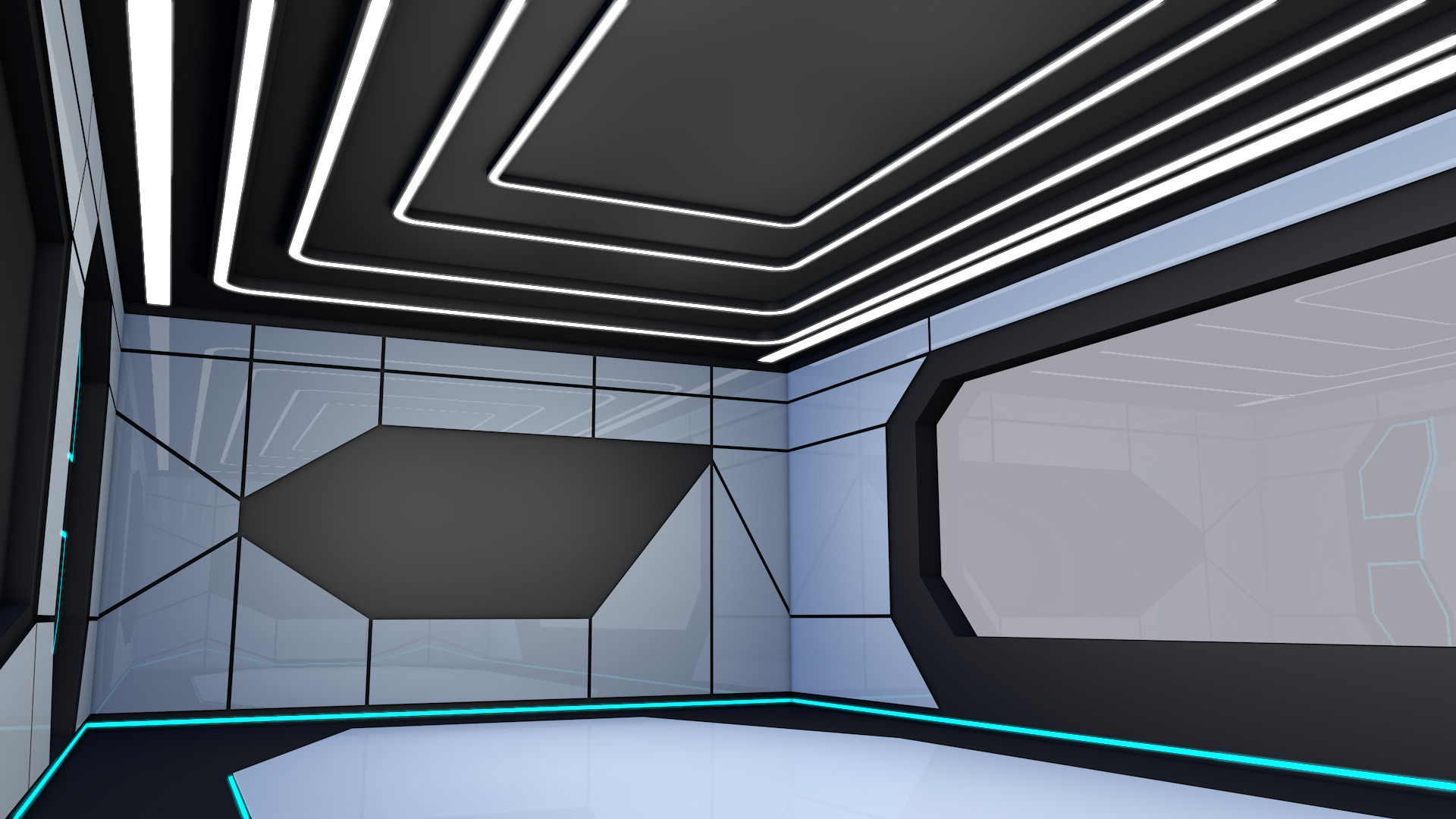 Sci Fi Room 3D model_6