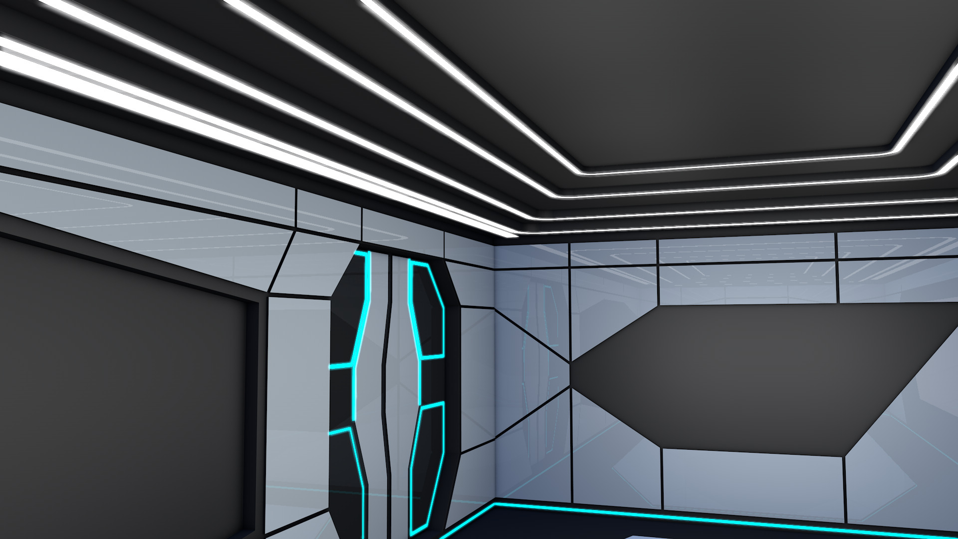 Sci Fi Room 3D model_4