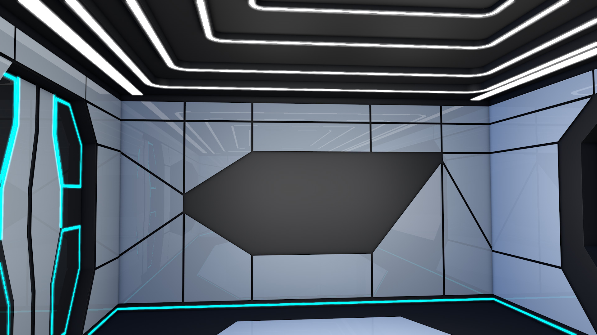 Sci Fi Room 3D model_2