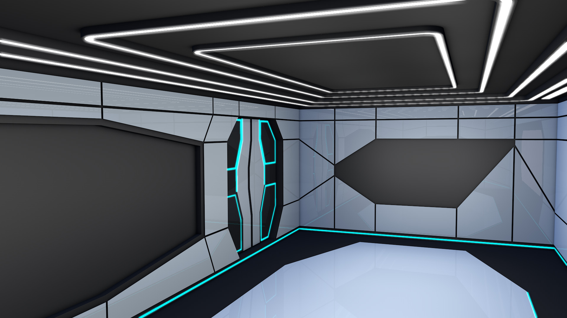 Sci Fi Room 3D model_9