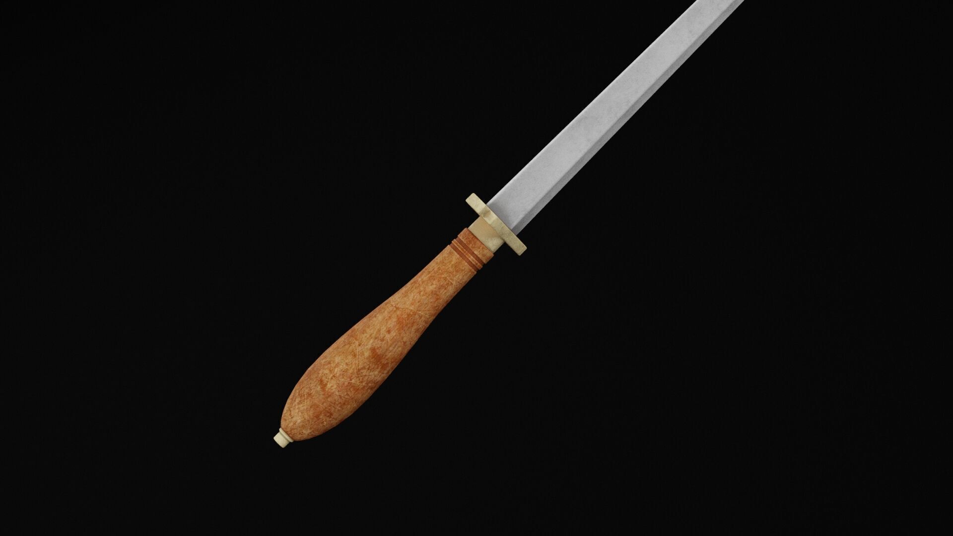 Dagger Weapon Low-poly 3D model_4