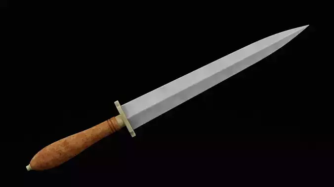 Dagger Weapon Low-poly 3D model