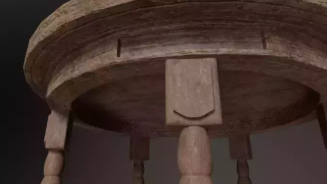 Old Western Saloon Table