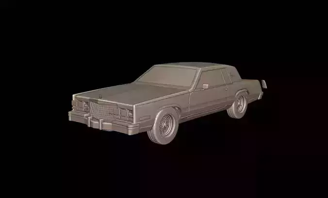 cadillac Eldorado 1983 3D print model