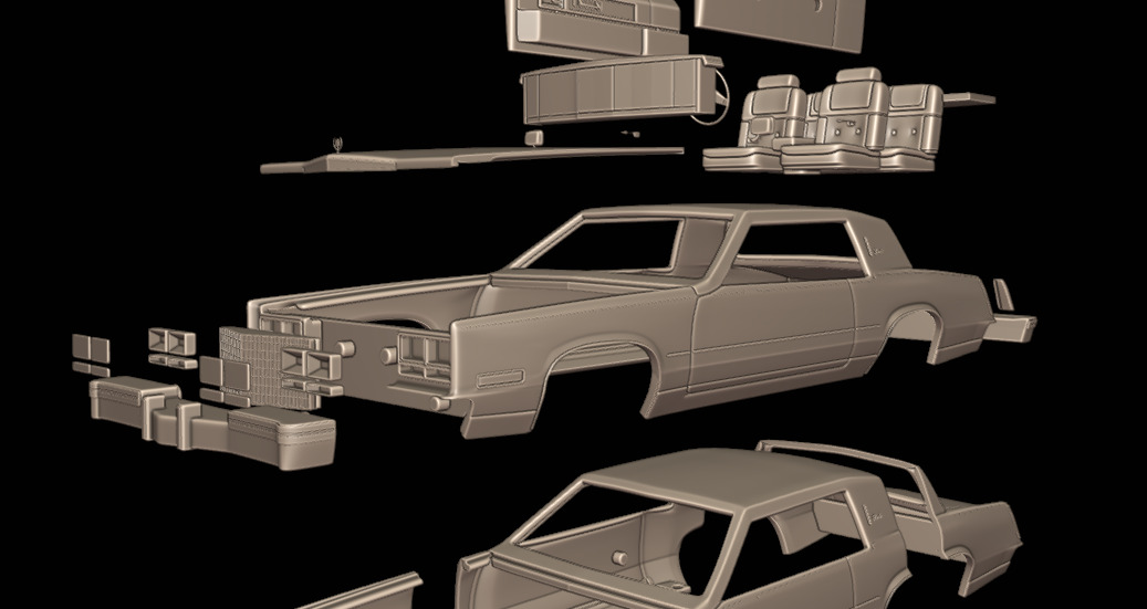 cadillac Eldorado 1983 3D print model_11