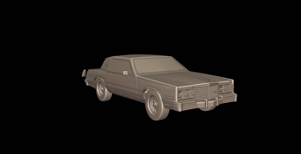 cadillac Eldorado 1983 3D print model_1