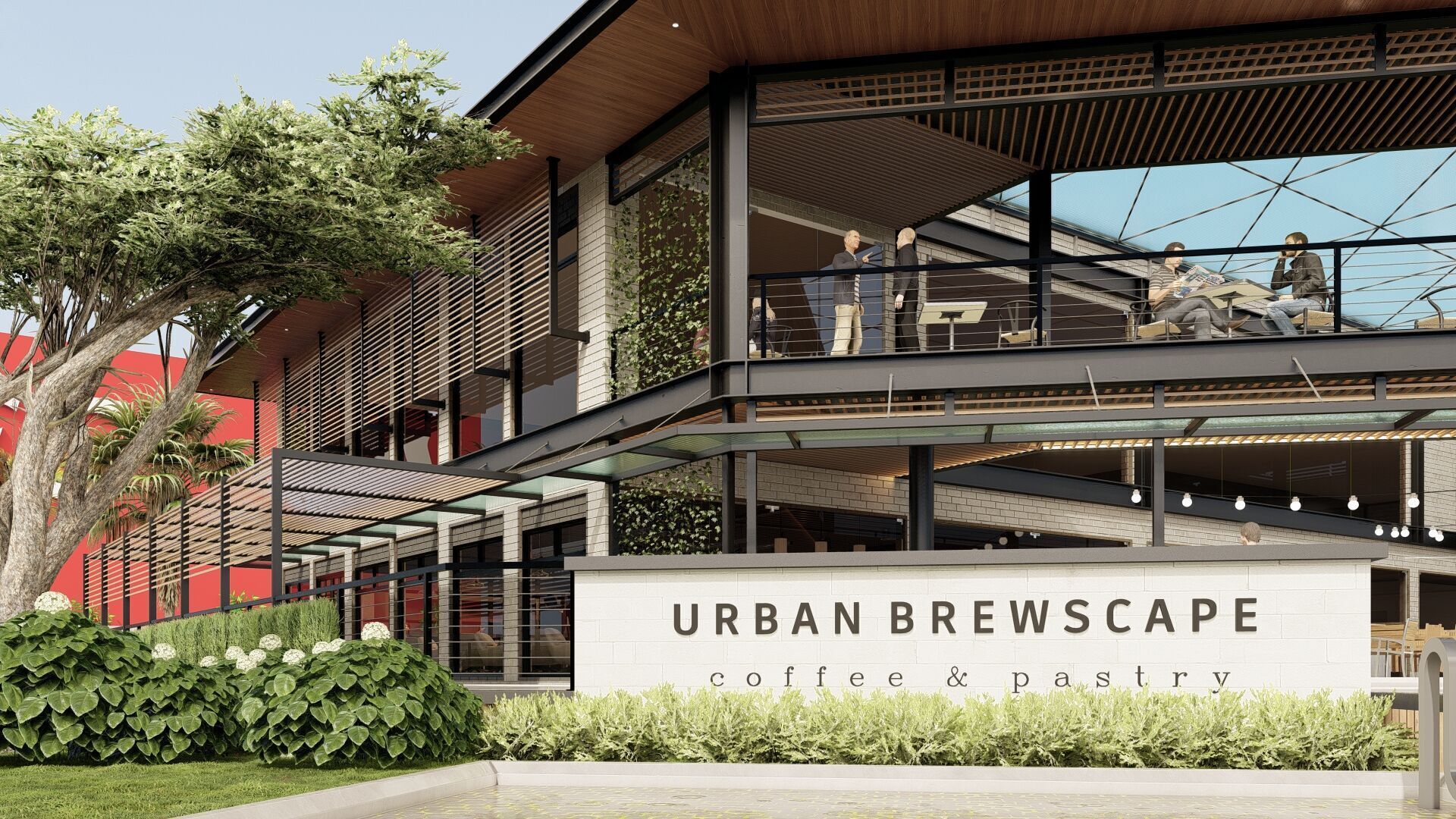 UrbanBrewscape Coffee Shop 3D model_1