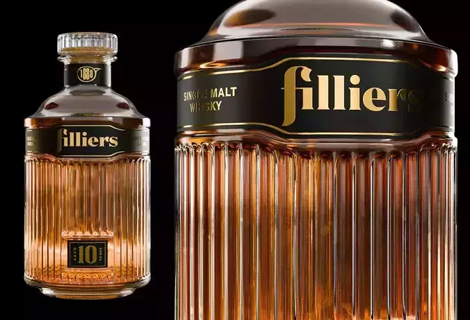 Filliers Bottle Alcohol Whiskey Blender