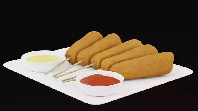 Corn Dog Plate
