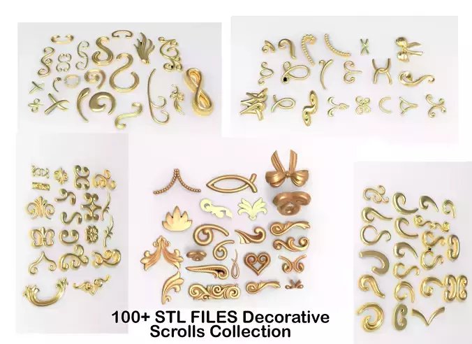 100 PLUS Jewelry Accessories PACK OF SCROLLS