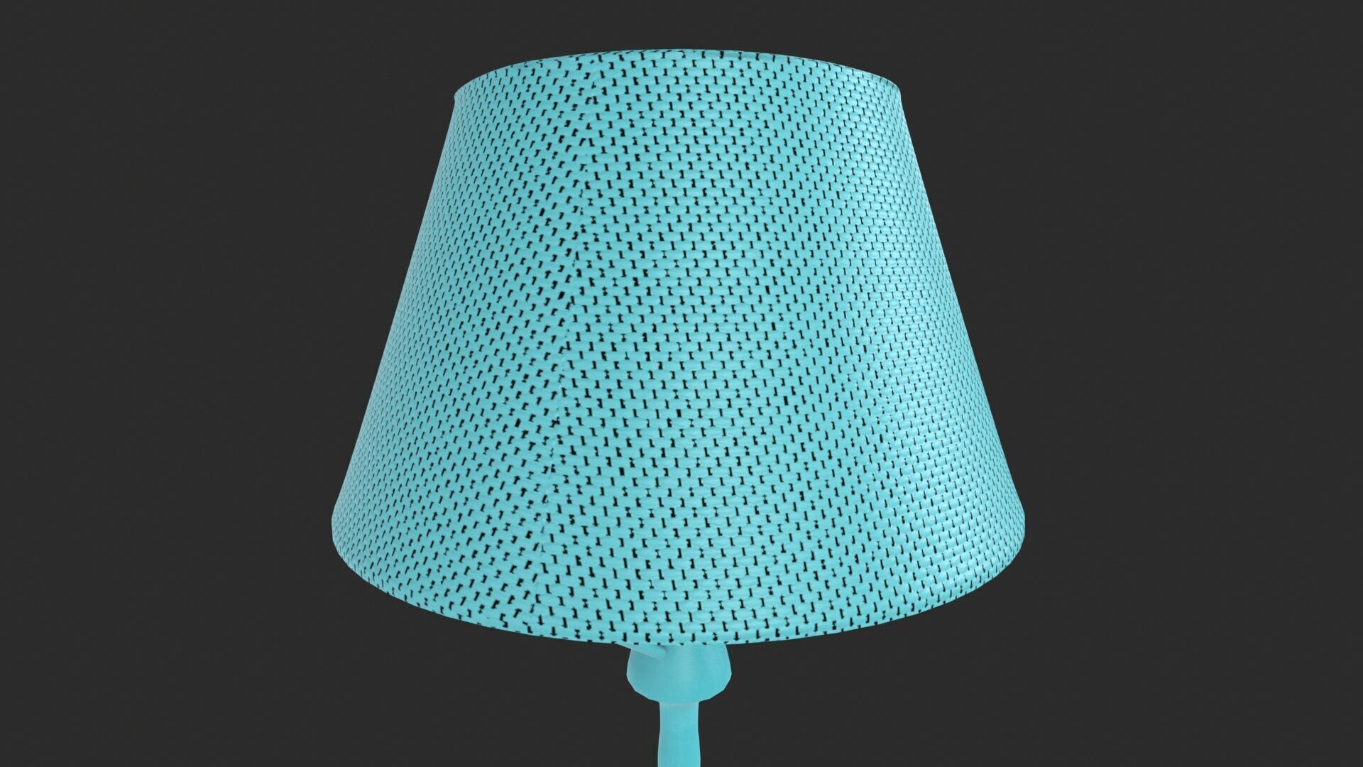 Lampshade Lamp Low-poly 3D model_5