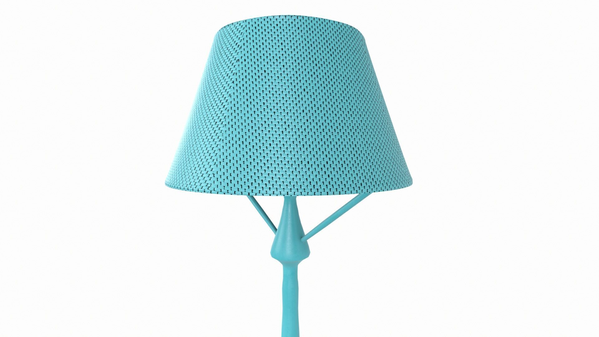 Lampshade Lamp Low-poly 3D model_7