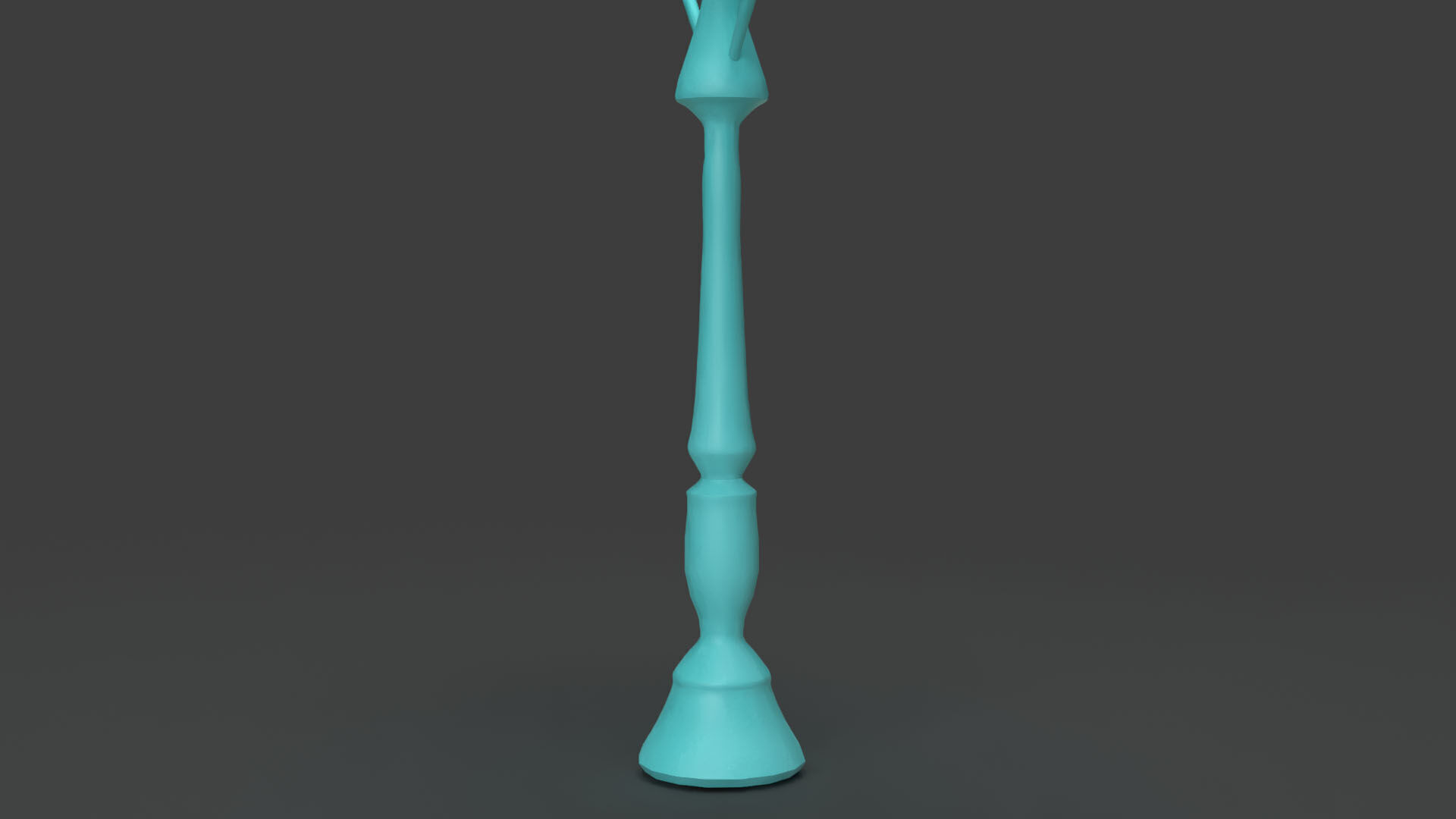 Lampshade Lamp Low-poly 3D model_3