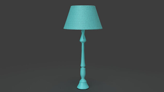 Lampshade Lamp Low-poly 3D model