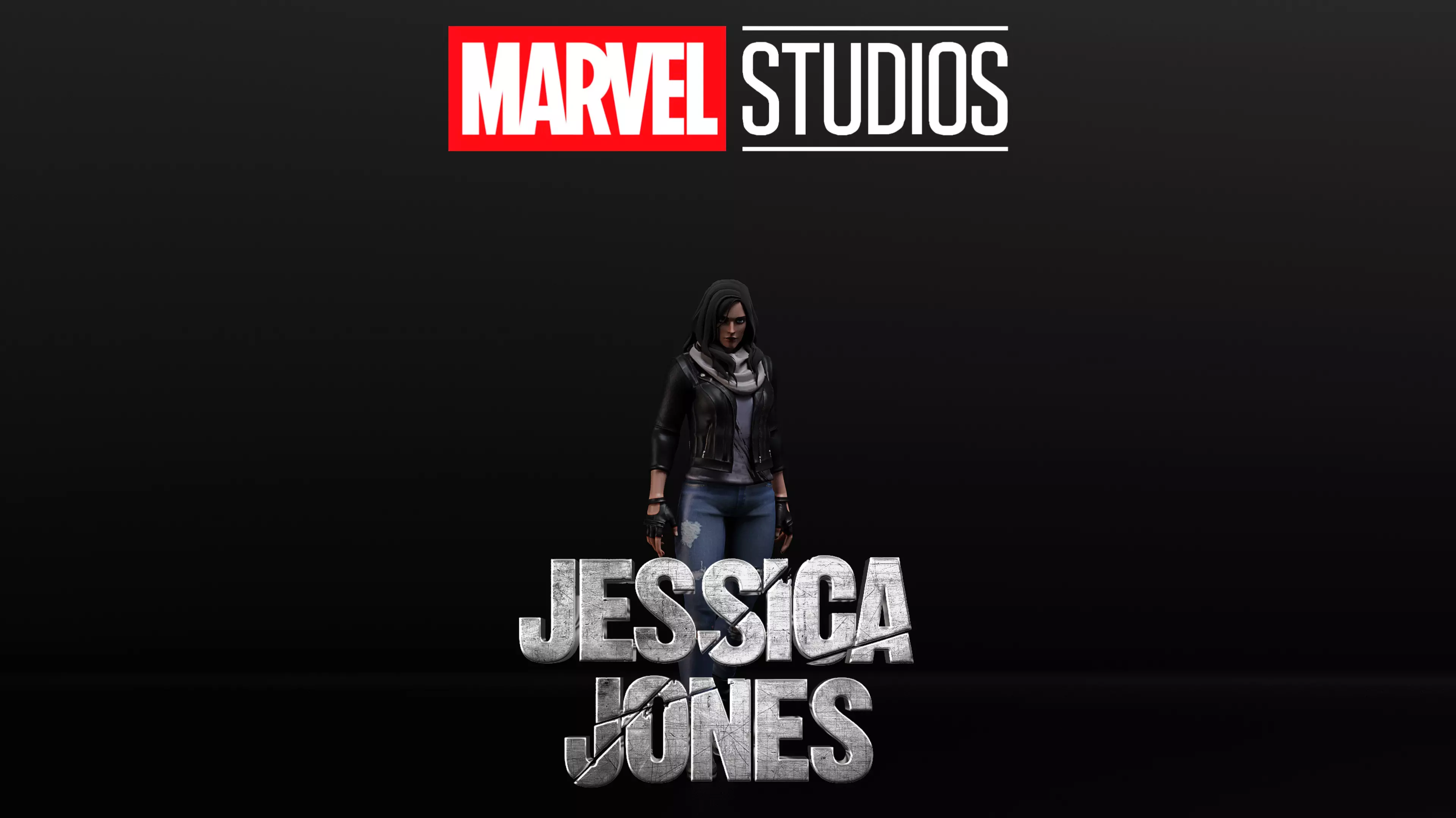 Jessica Jones Low-poly 3D model