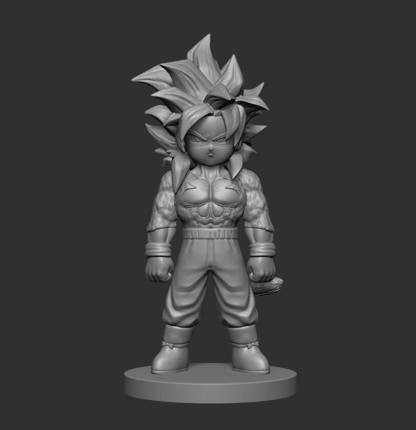 Goku ssj4 Daima 3D print model_1