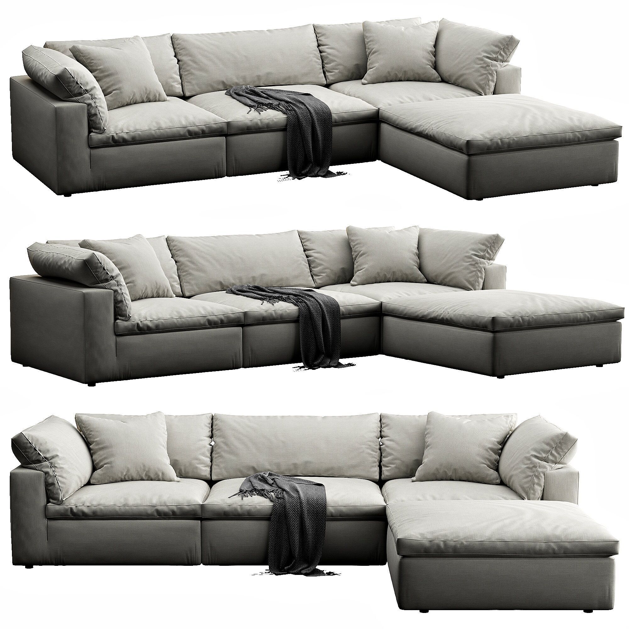 Restoration Hardware Cloud 3D model_3