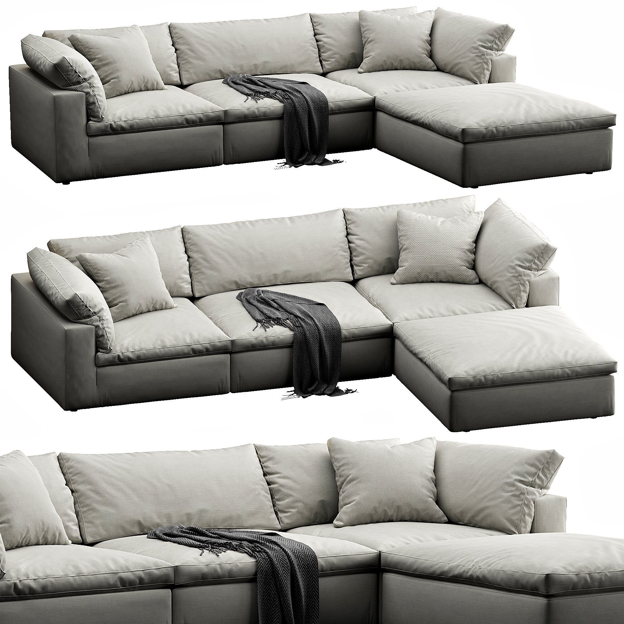 Restoration Hardware Cloud 3D model_5