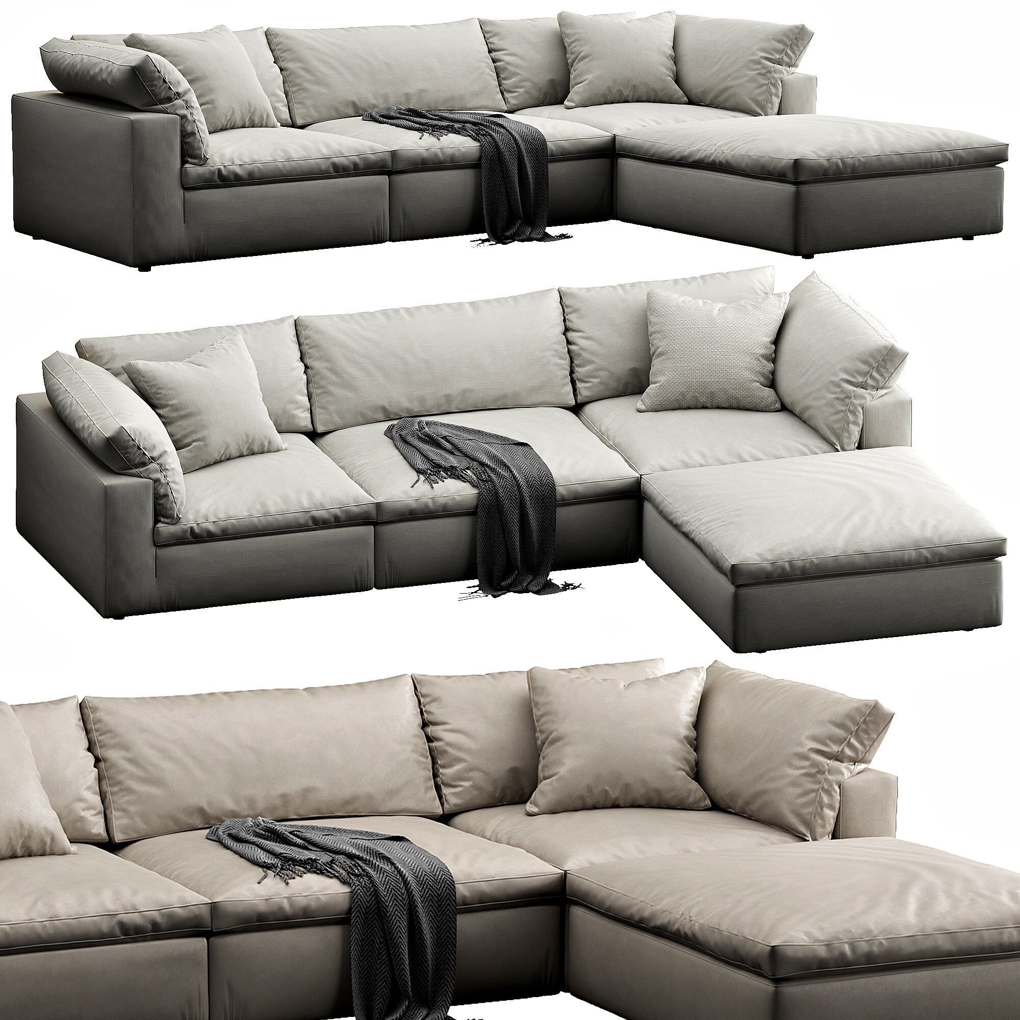 Restoration Hardware Cloud 3D model_8