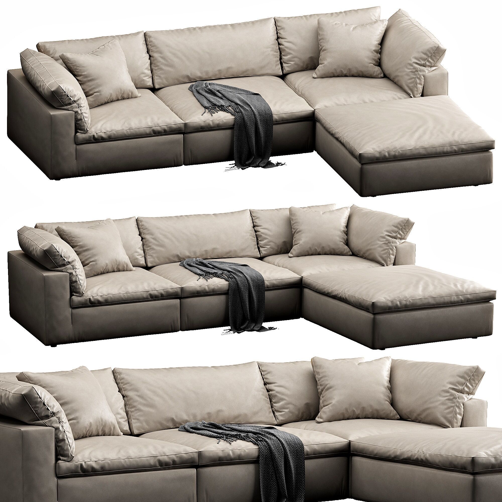 Restoration Hardware Cloud 3D model_4