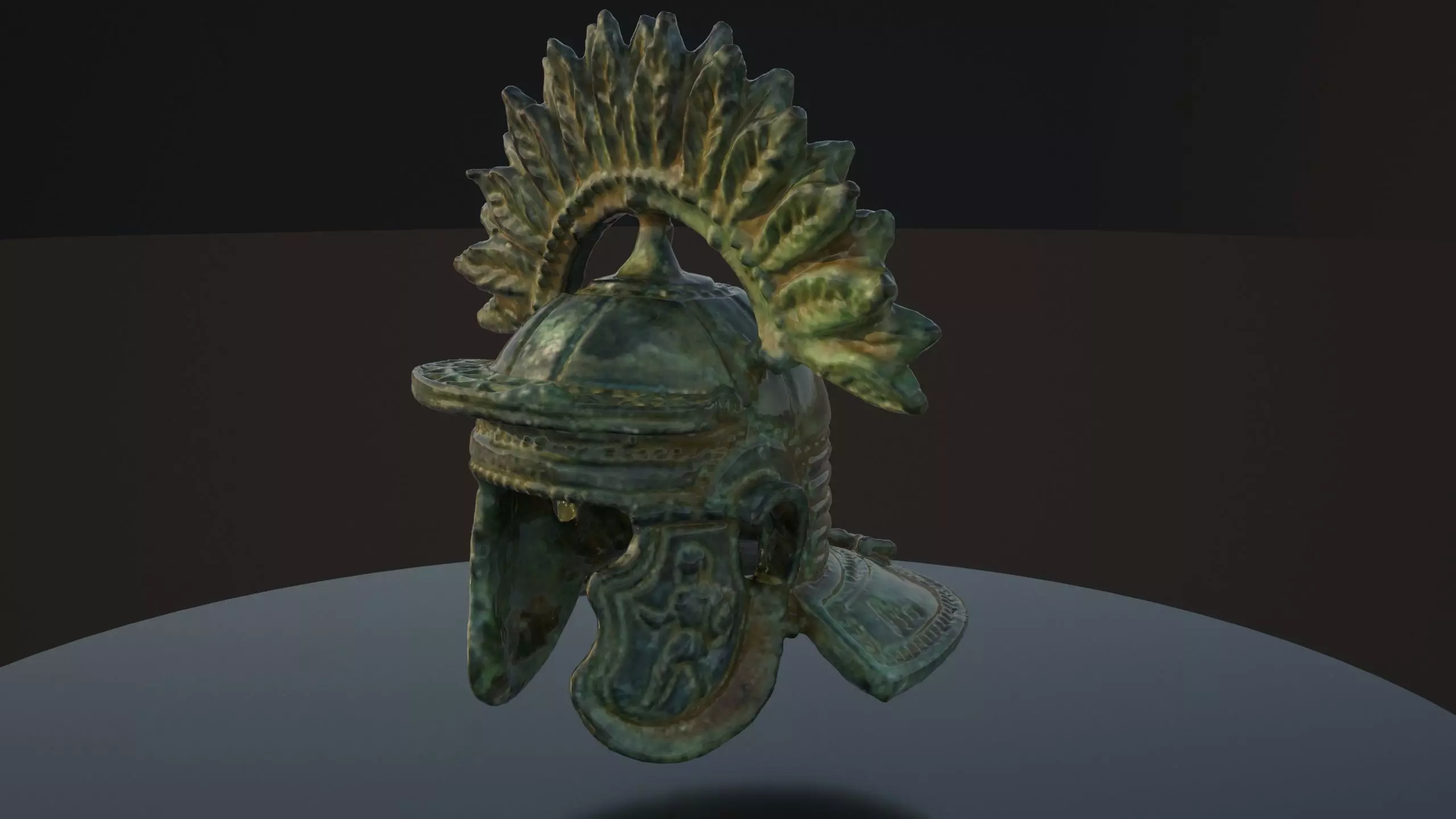 helmet full textures  3D print model_0