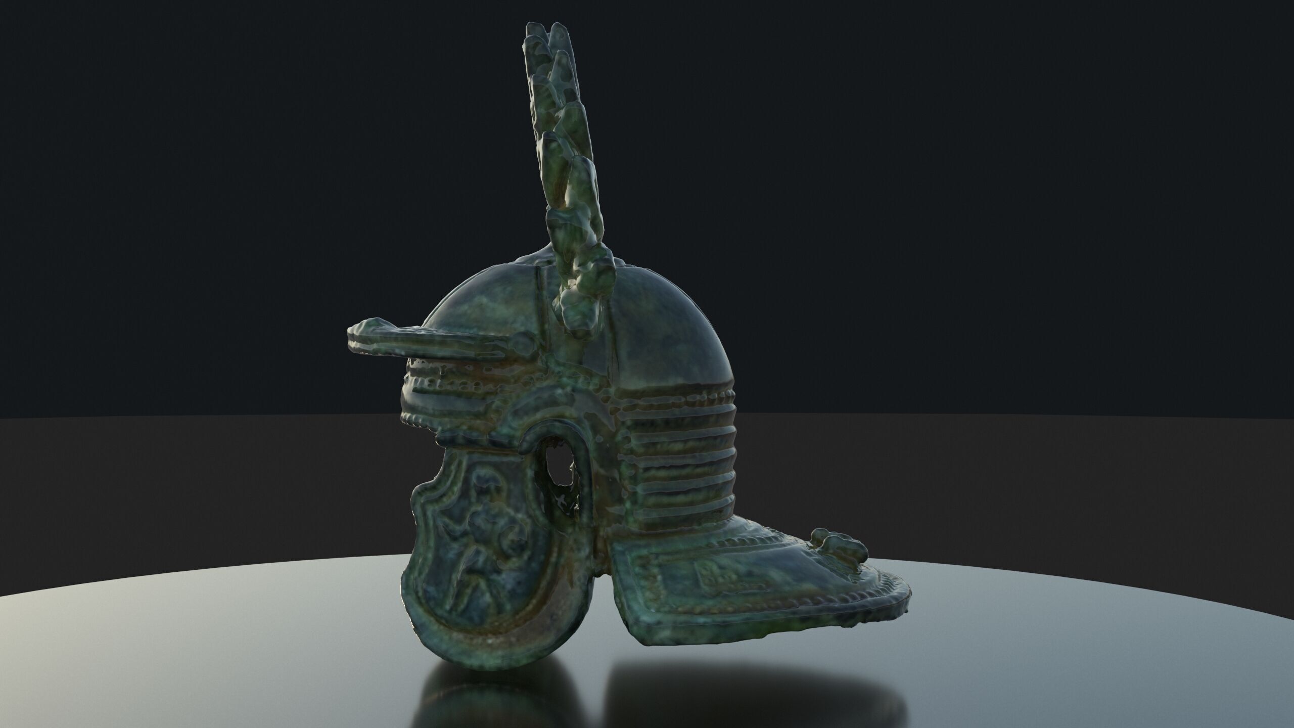 helmet full textures  3D print model_1