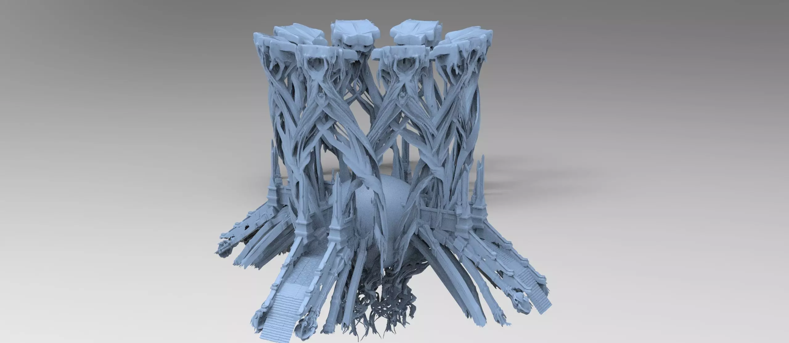 Imperial City Weaved tower 4 3D model_0