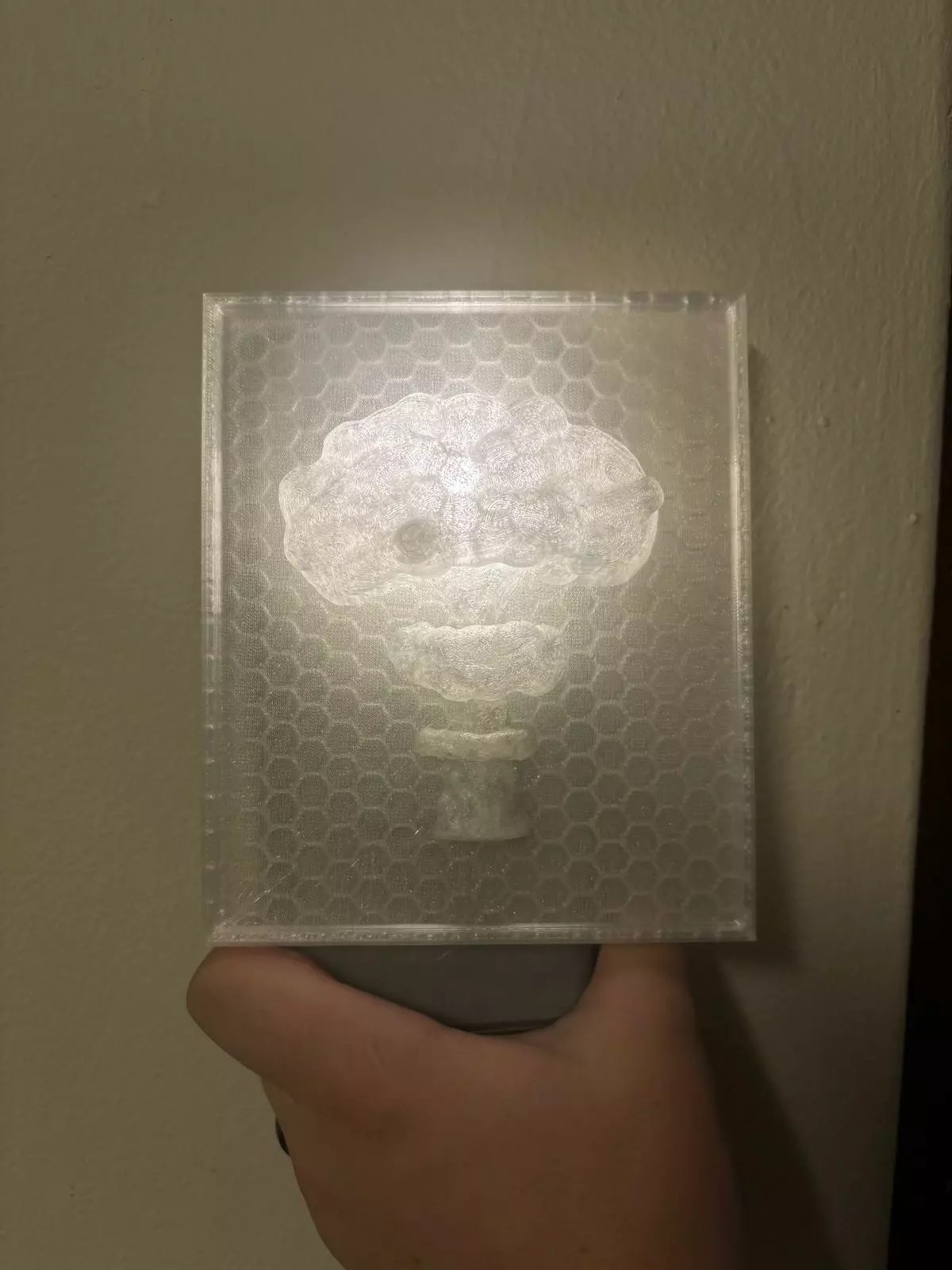 NUCLEAR MUSHROOM CLOUD WALL ART Free 3D print model