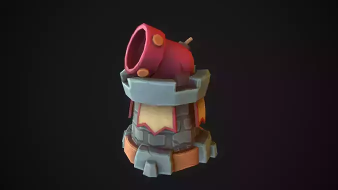 Stylized Cannon Tower