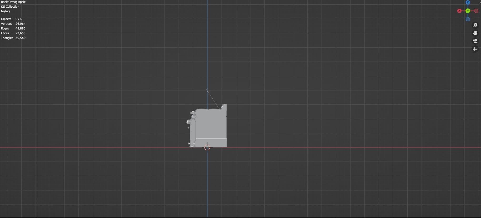 Low Poly 5 Gas Stoves Mini Pack 3 - Gameready - Untextured Low-poly 3D model_21