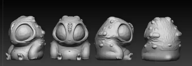 Cute Monster 3D 3D print model