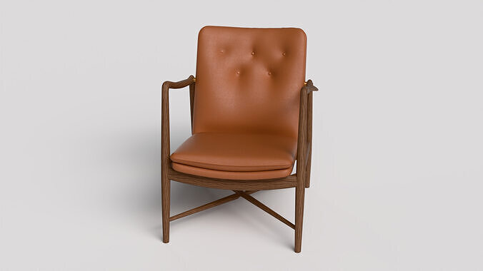 Fireplace Chair 3D model 3